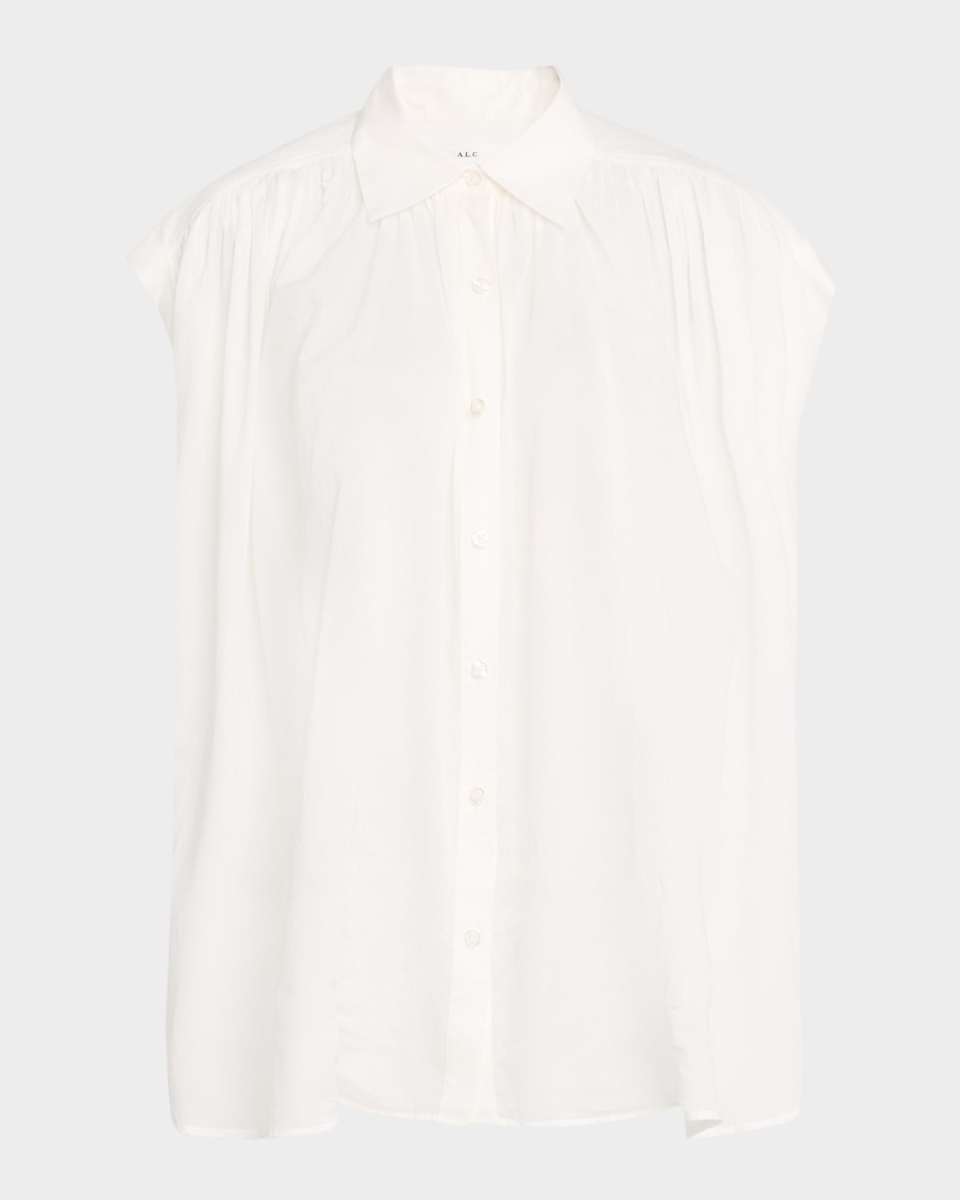 Nessa Button-Front Top